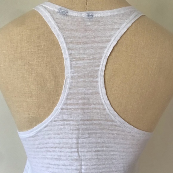 JOE’S JEANS Faded Sheer Stripe Racerback Tank - Picture 7 of 8